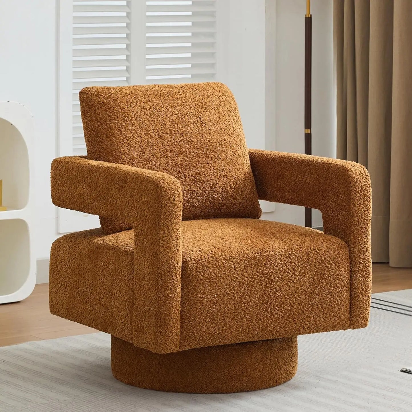 Upholstered Swivel Accent Chair Set Of 2