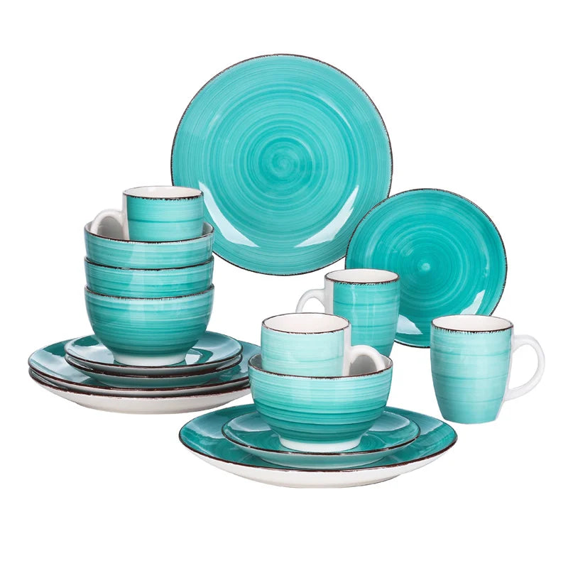 16Pcs Porcelain Dinnerware Set