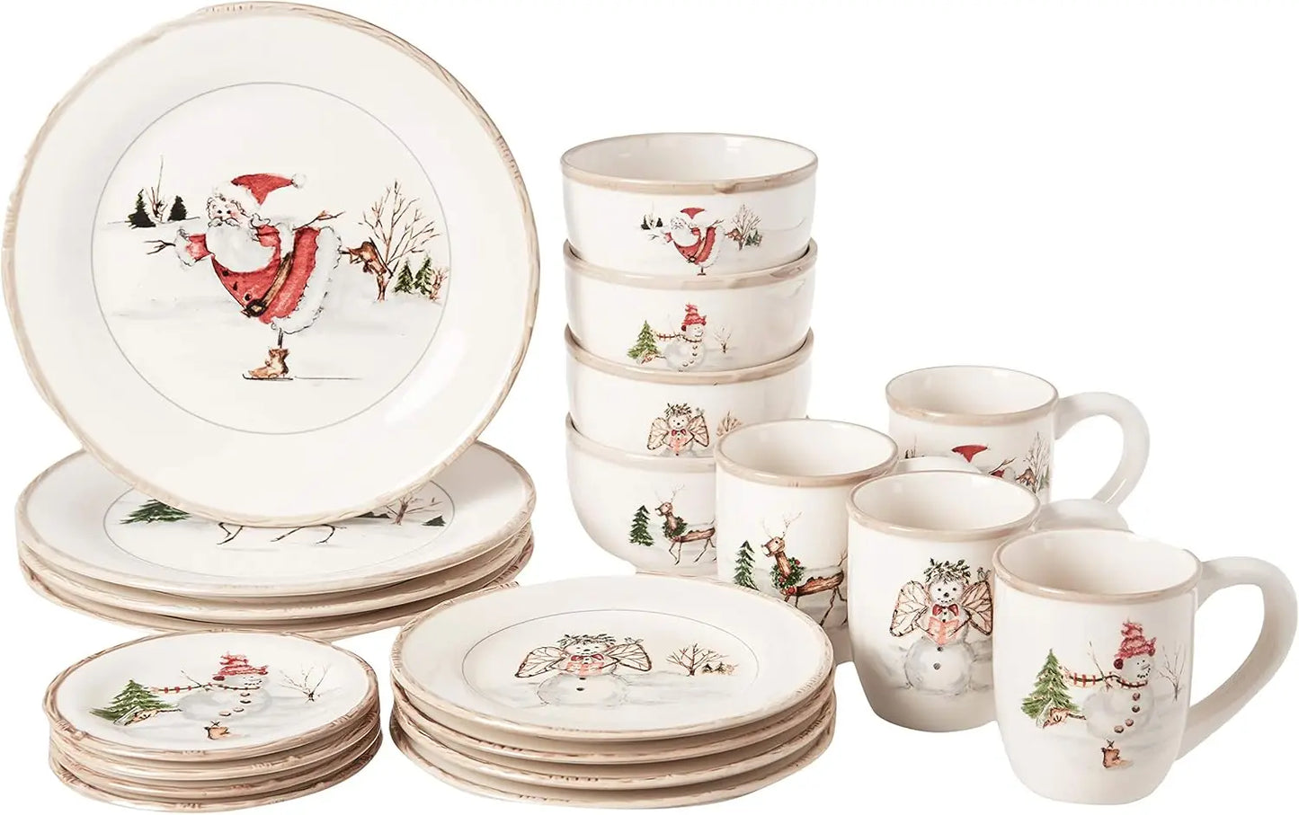 Christmas Twig Holiday Dinnerware Set