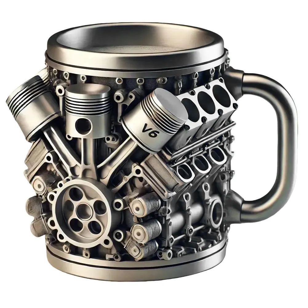 Unique Car Engine Coffee Mug