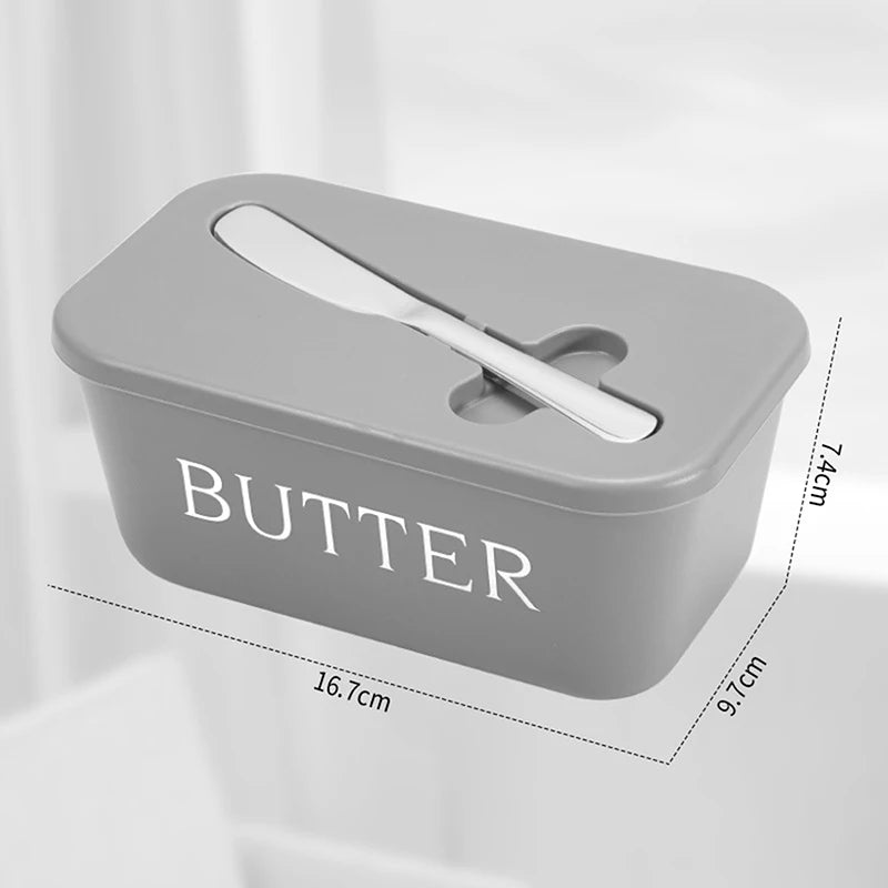 Butter Container With Knife
