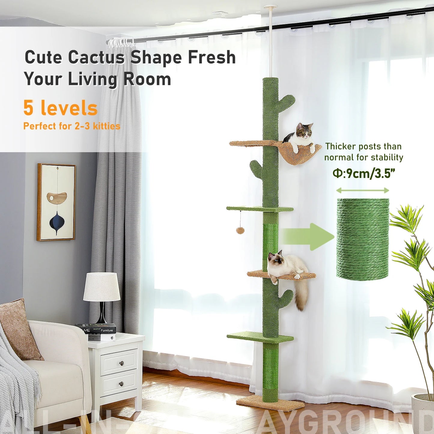 Cat Tree Floor To Ceiling Cat Tower