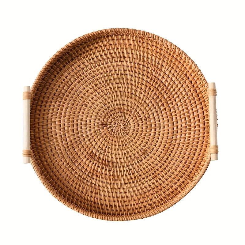 1Pc Handcrafted Natural Rattan