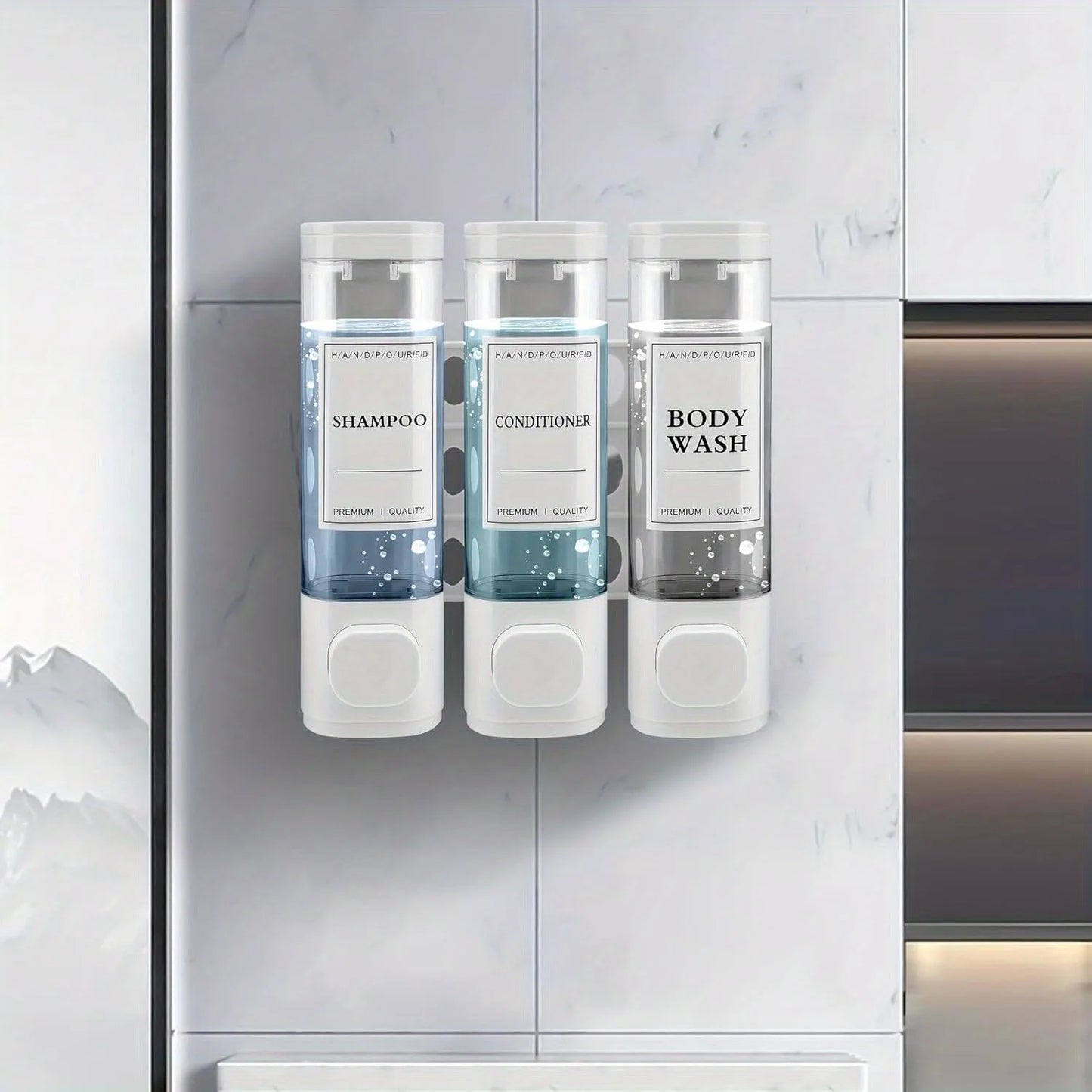 Wall-Mounted Soap Dispenser, Shower Gel Dispenser