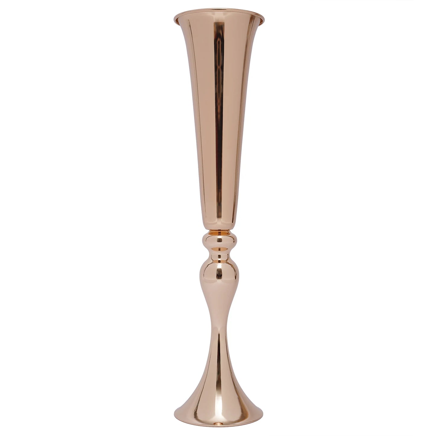 6 PCS Gold Trumpet Vases