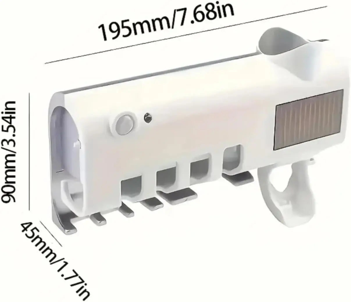 Wall mounted toothpaste dispenser