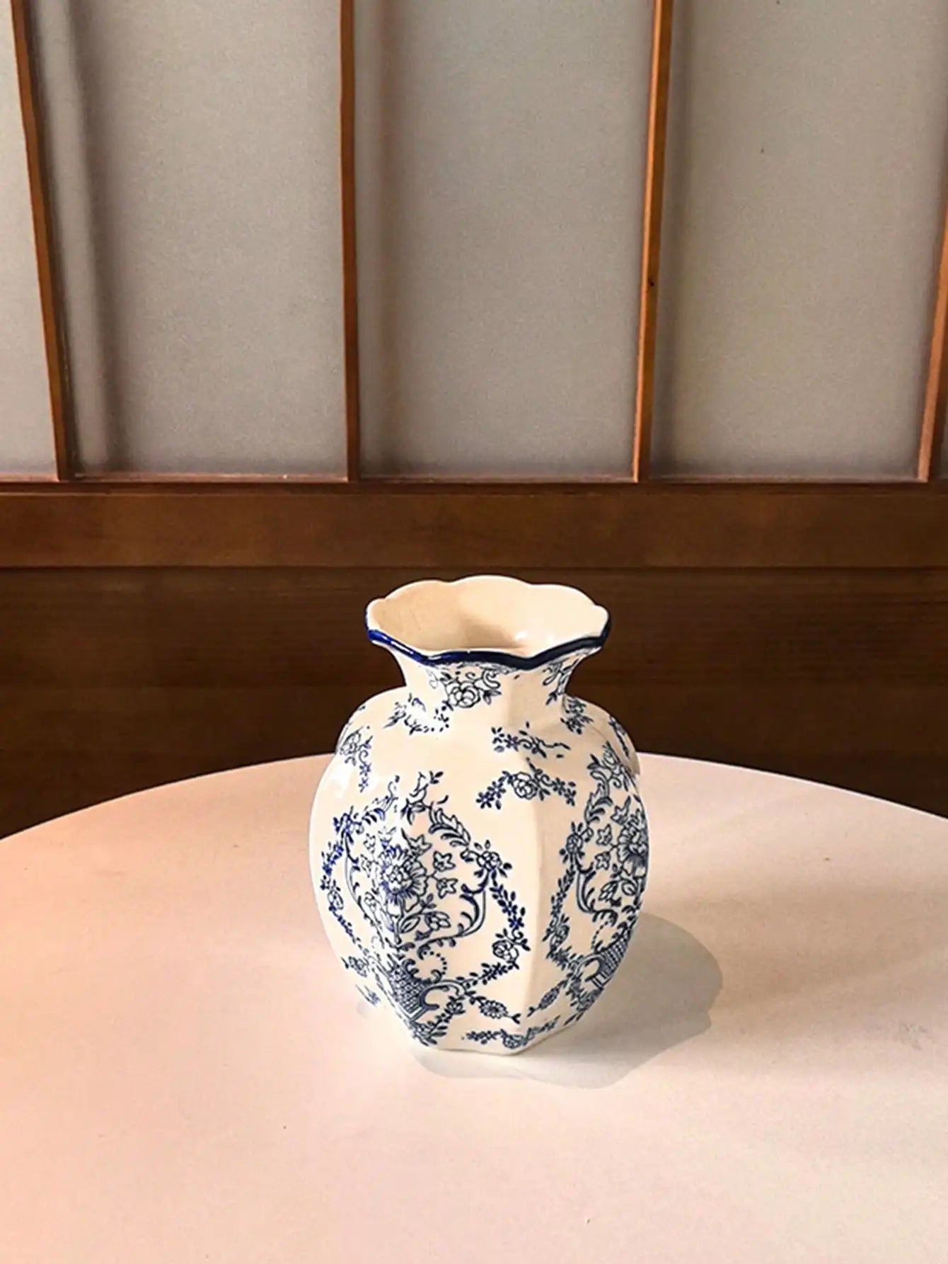 1 Pc Blue & White Porcelain Vase