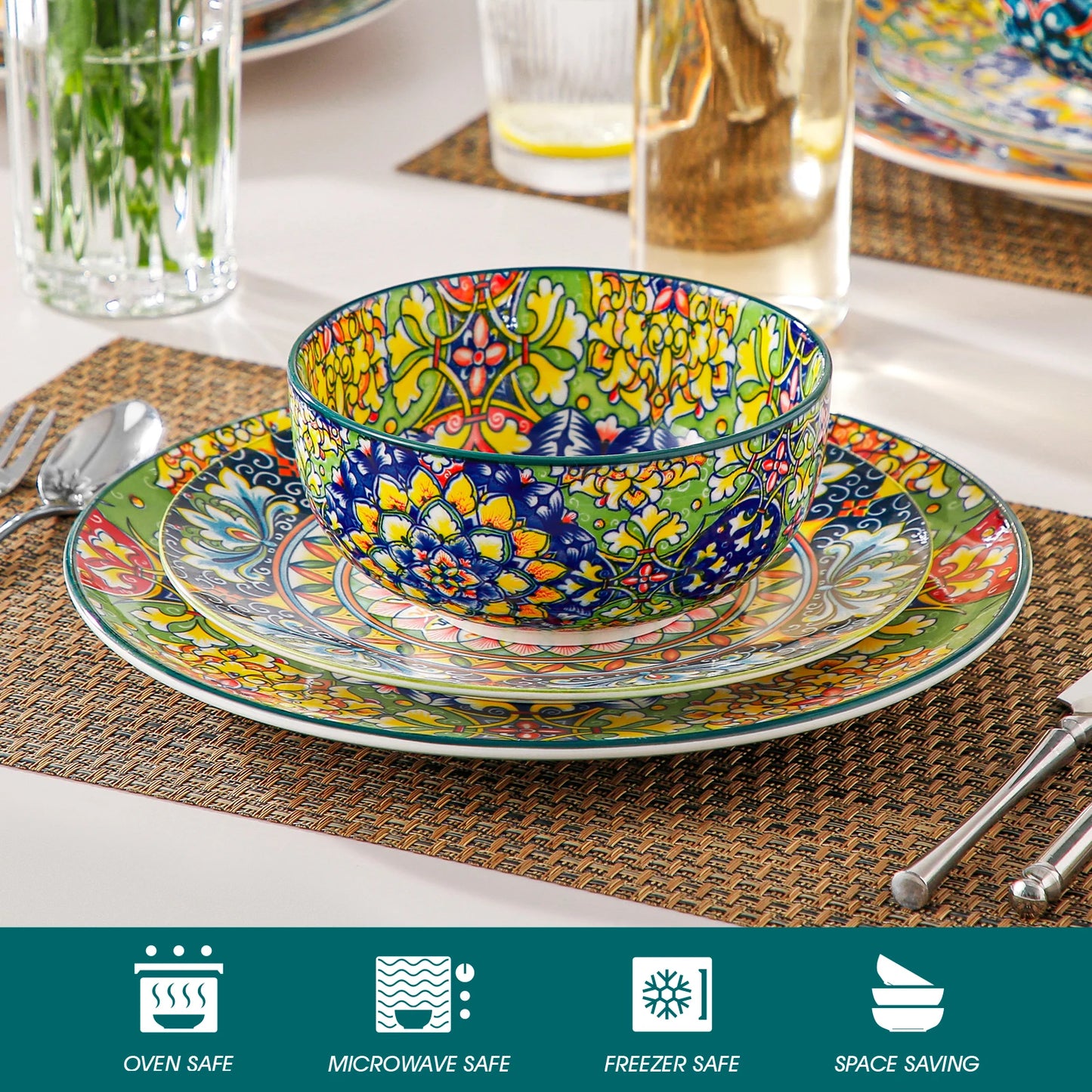 6/12 Piece Cereal Bowls Set