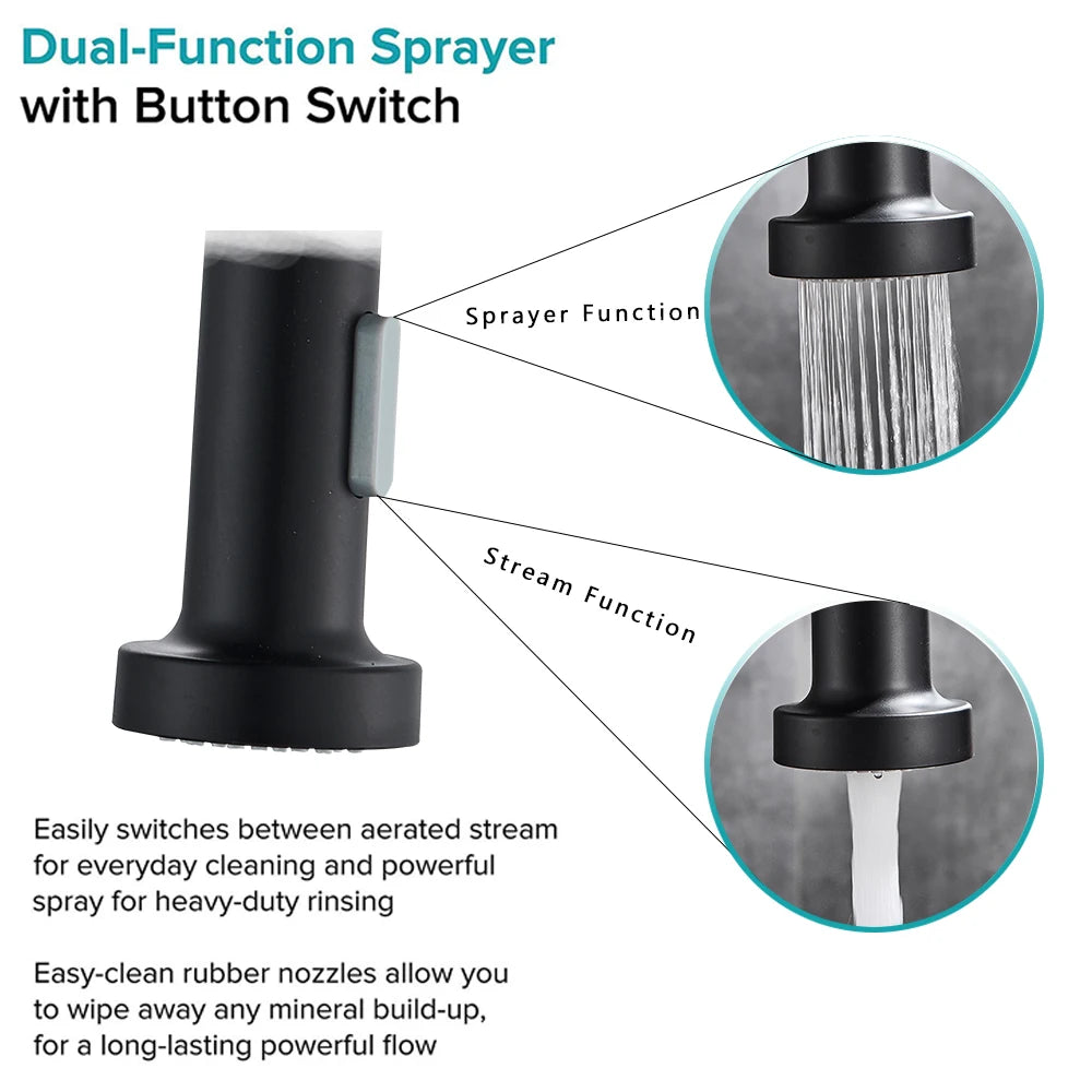 Pull Down Kitchen Faucet