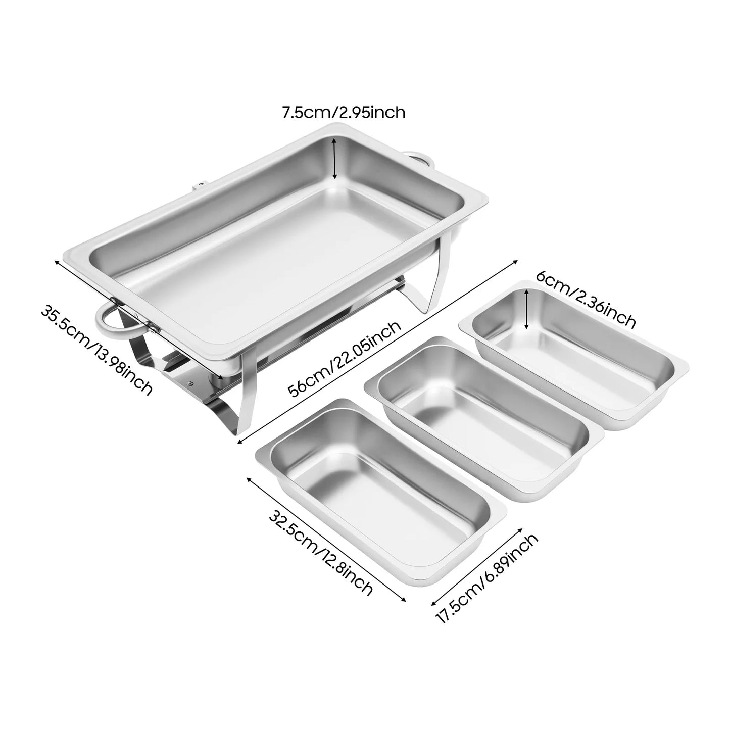 Stainless Steel Food Warmer Chafing Dish