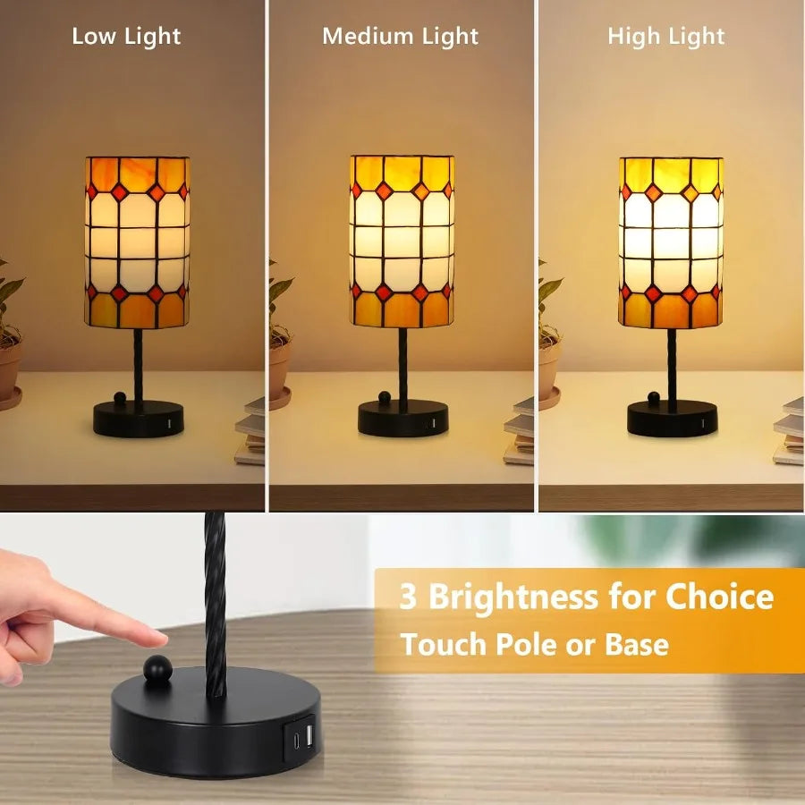 Tiffany Touch Table Lamps 3 Way Dimmable