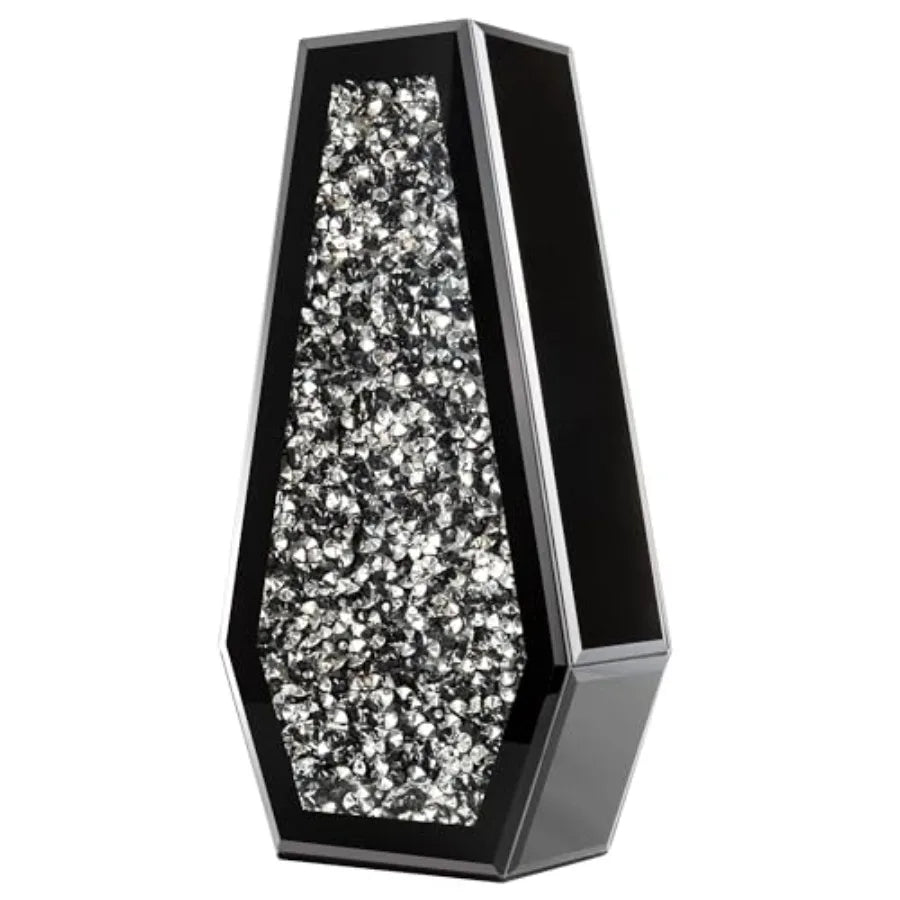 Crushed Diamond Glass Vase