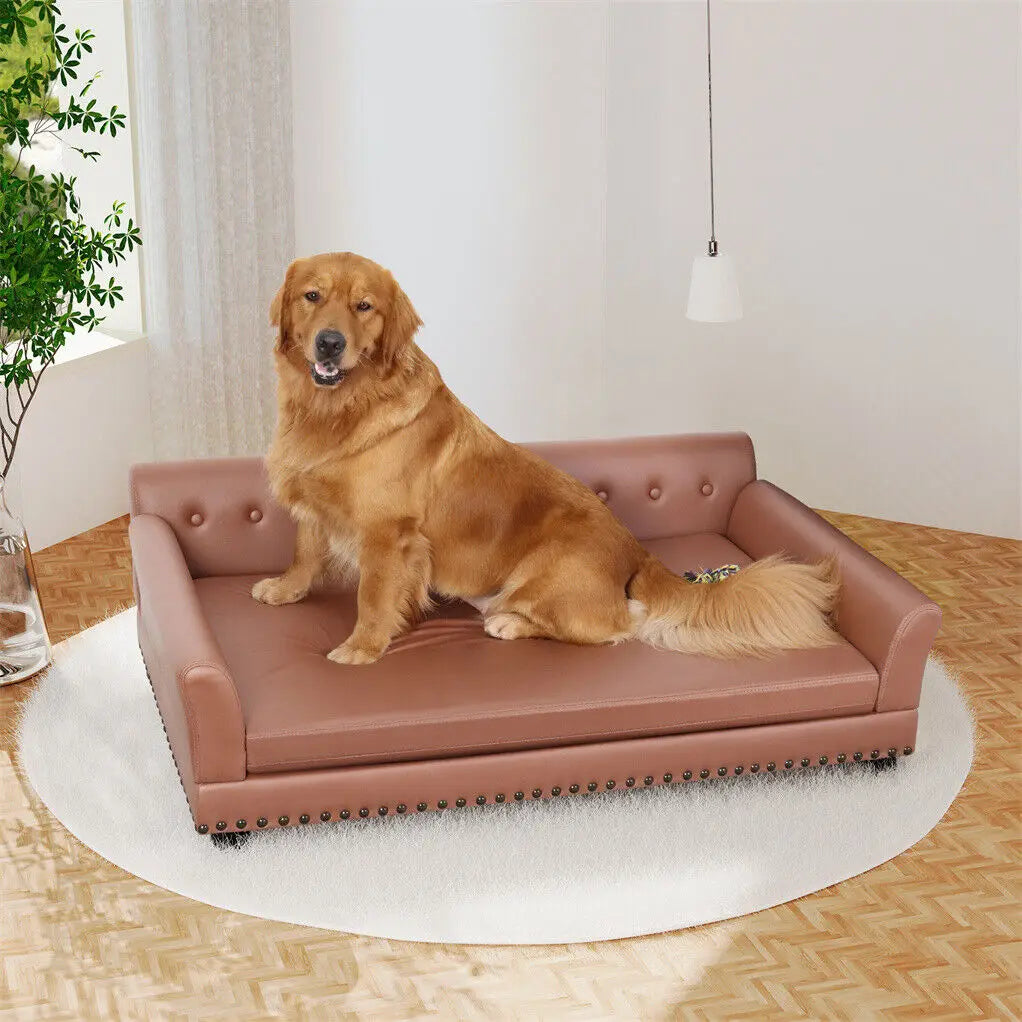 L-XL Luxury Raised Dog Sofa Couch