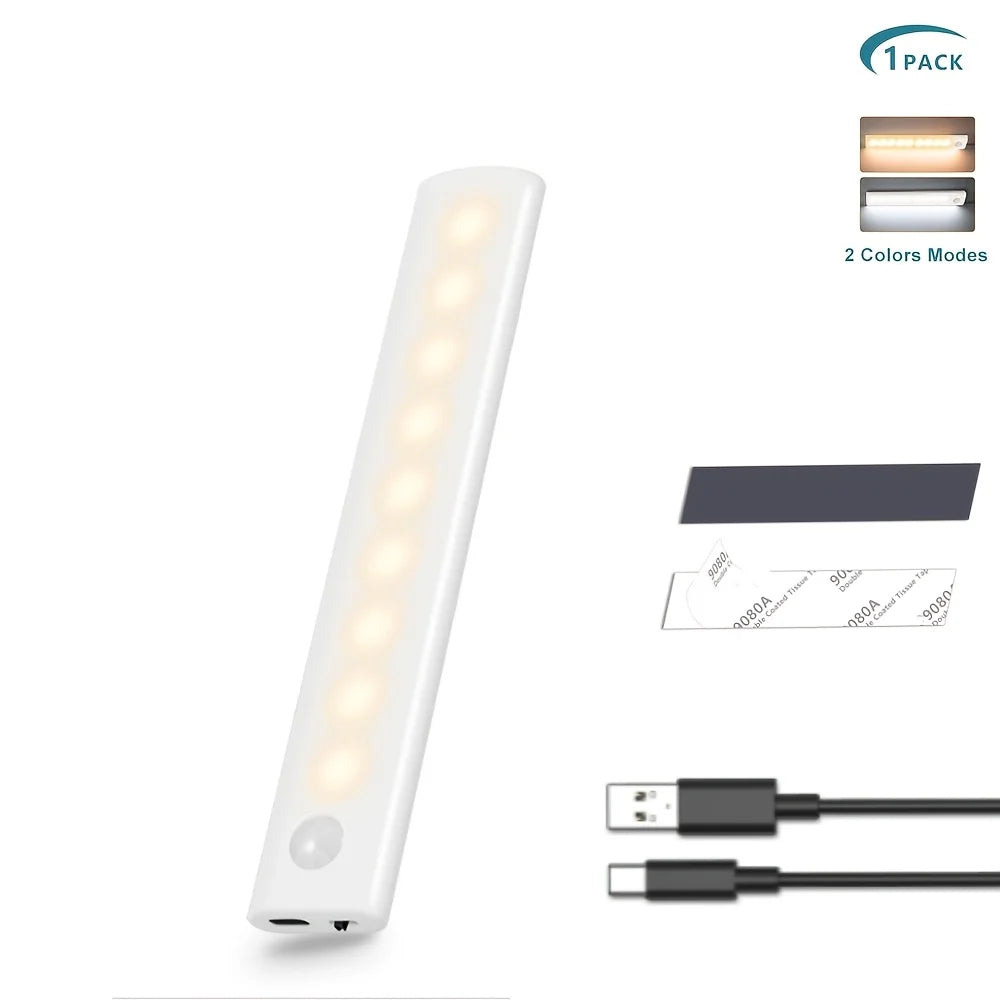 Under Cabinet Lights 1/3/5/6pcs, Motion Sensor Rechargeable