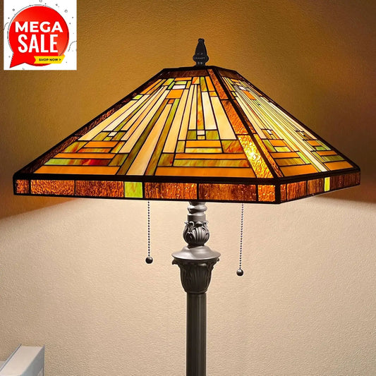 Tiffany Lamp Stained Glass Floor Lamp