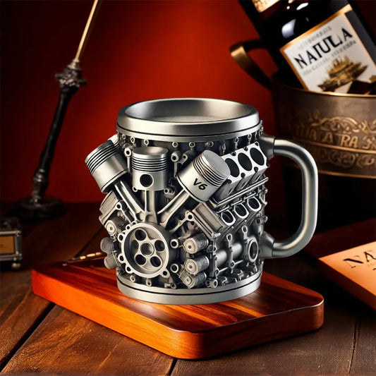 Unique Car Engine Coffee Mug