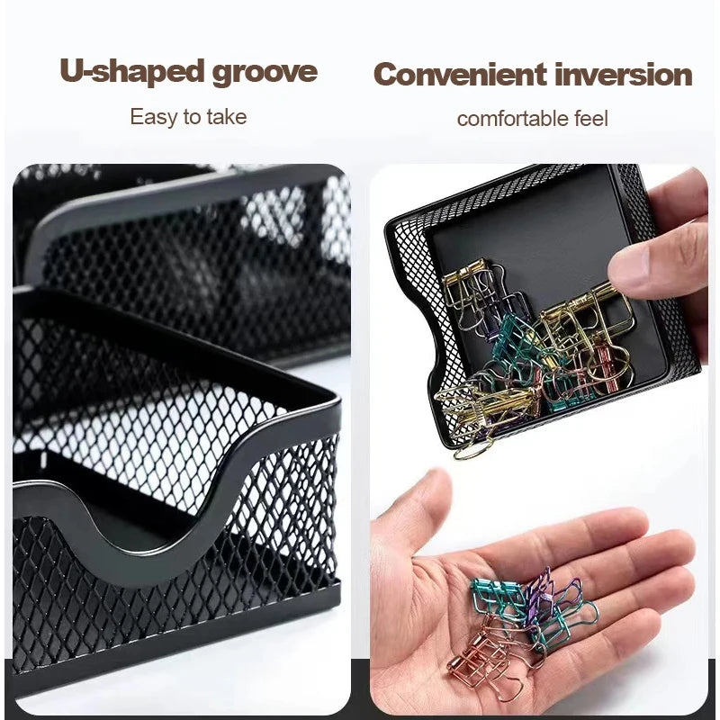 Seven-Grid Combination Pen Holder Metal