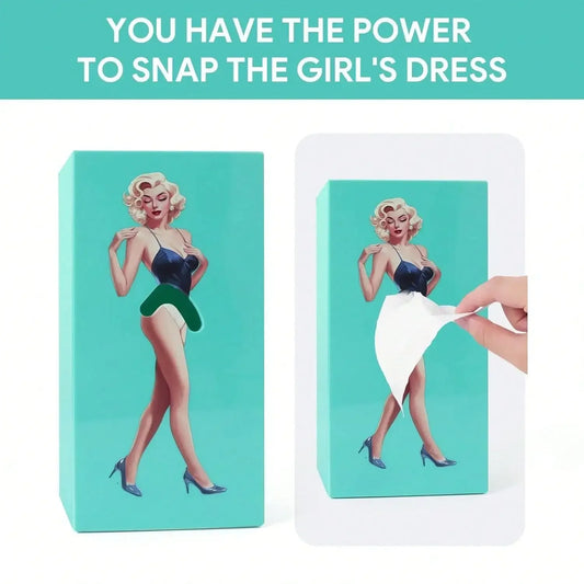 Lady Skirt Tissue Box Cover