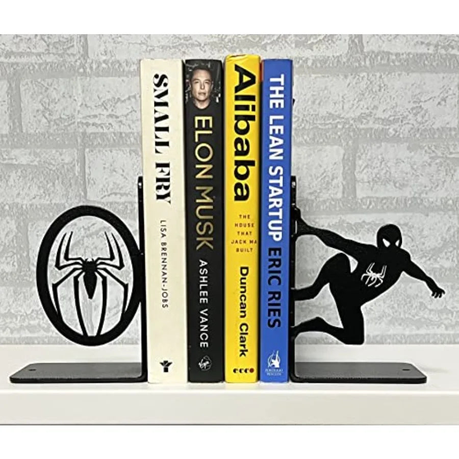 Superhero-themed Decorative Metal Bookends