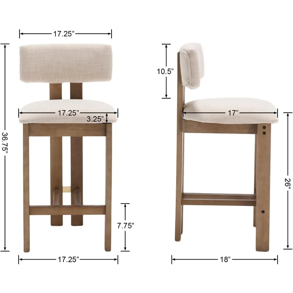 26” Counter Stools Set of 2