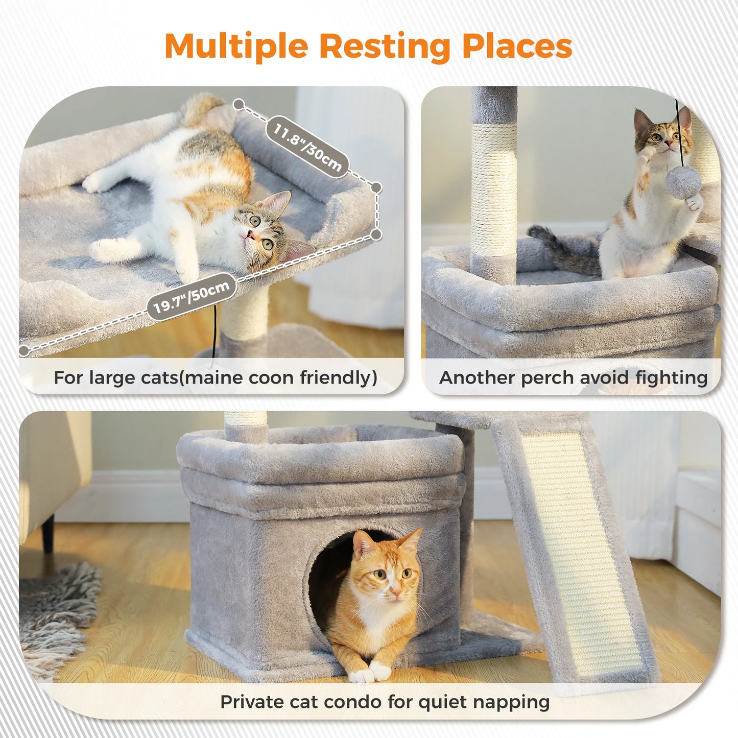 Small Cat Tree for Indoor Cat
