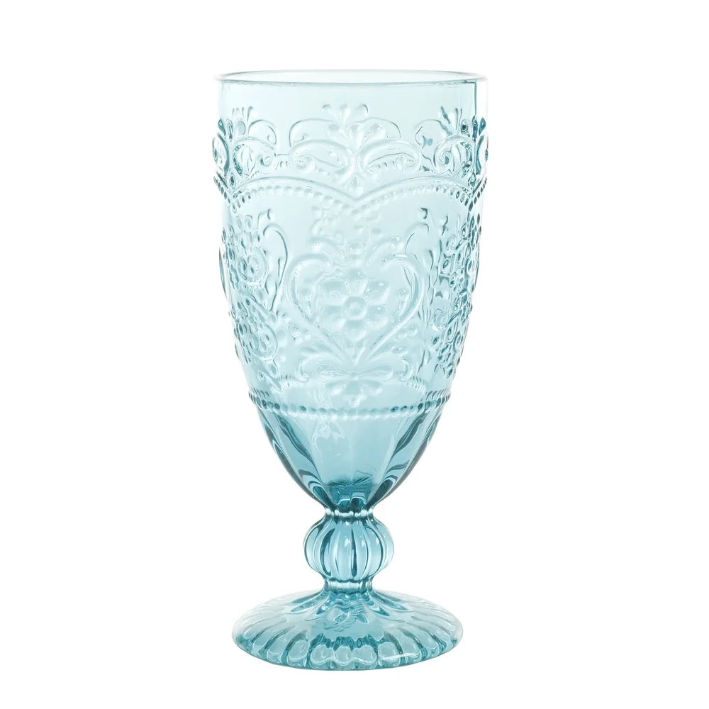 Amelia Teal Goblet Set of 4