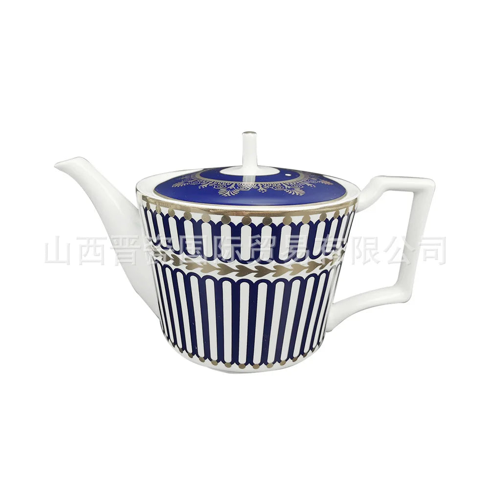 Geometric Pattern Ceramic Dinner Plate