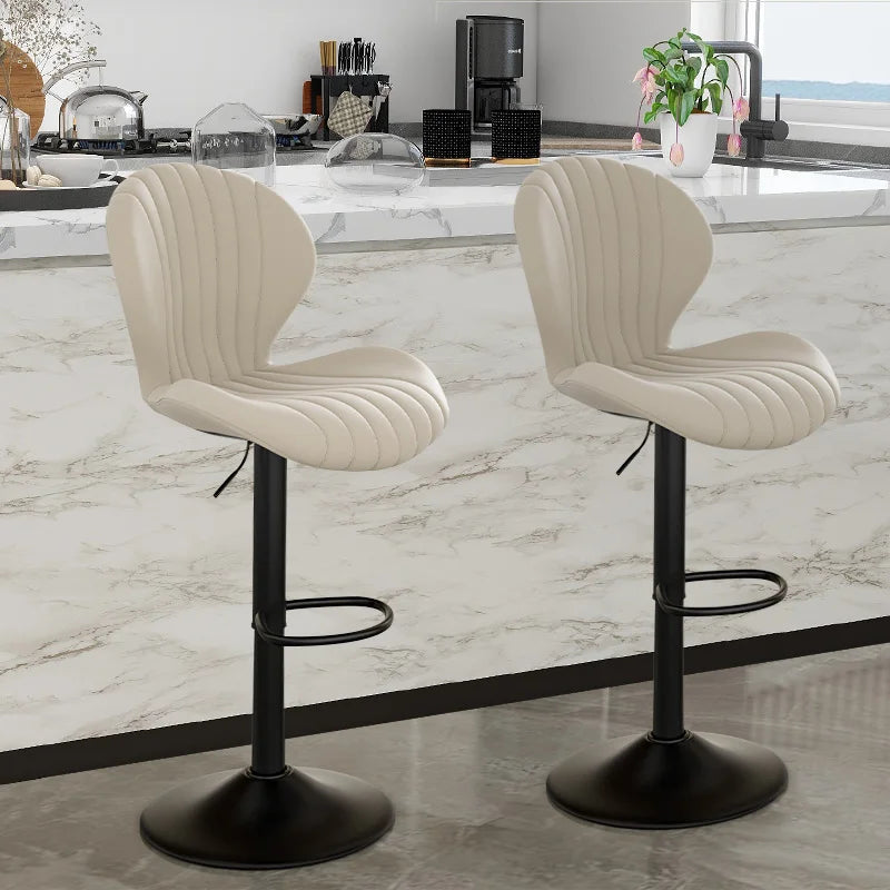 2pcs Bar Chair, 360° Rotating