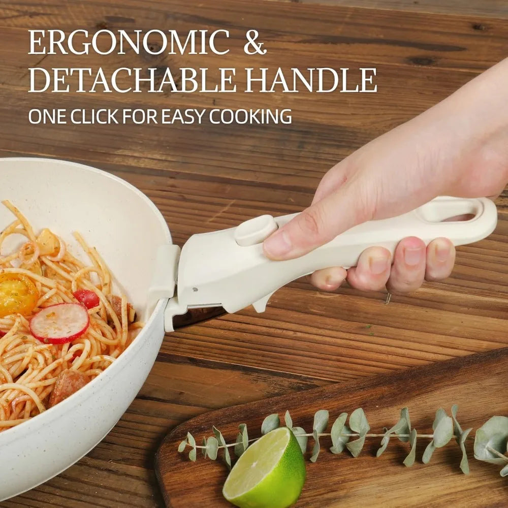 23Pcs Ceramic Cookware Set