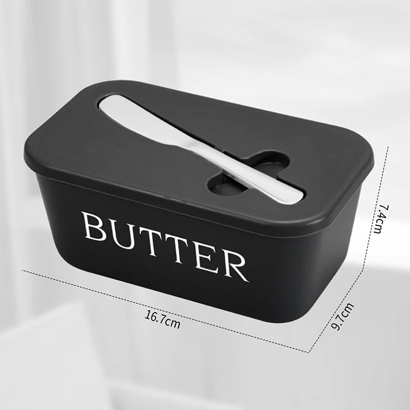 Butter Container With Knife