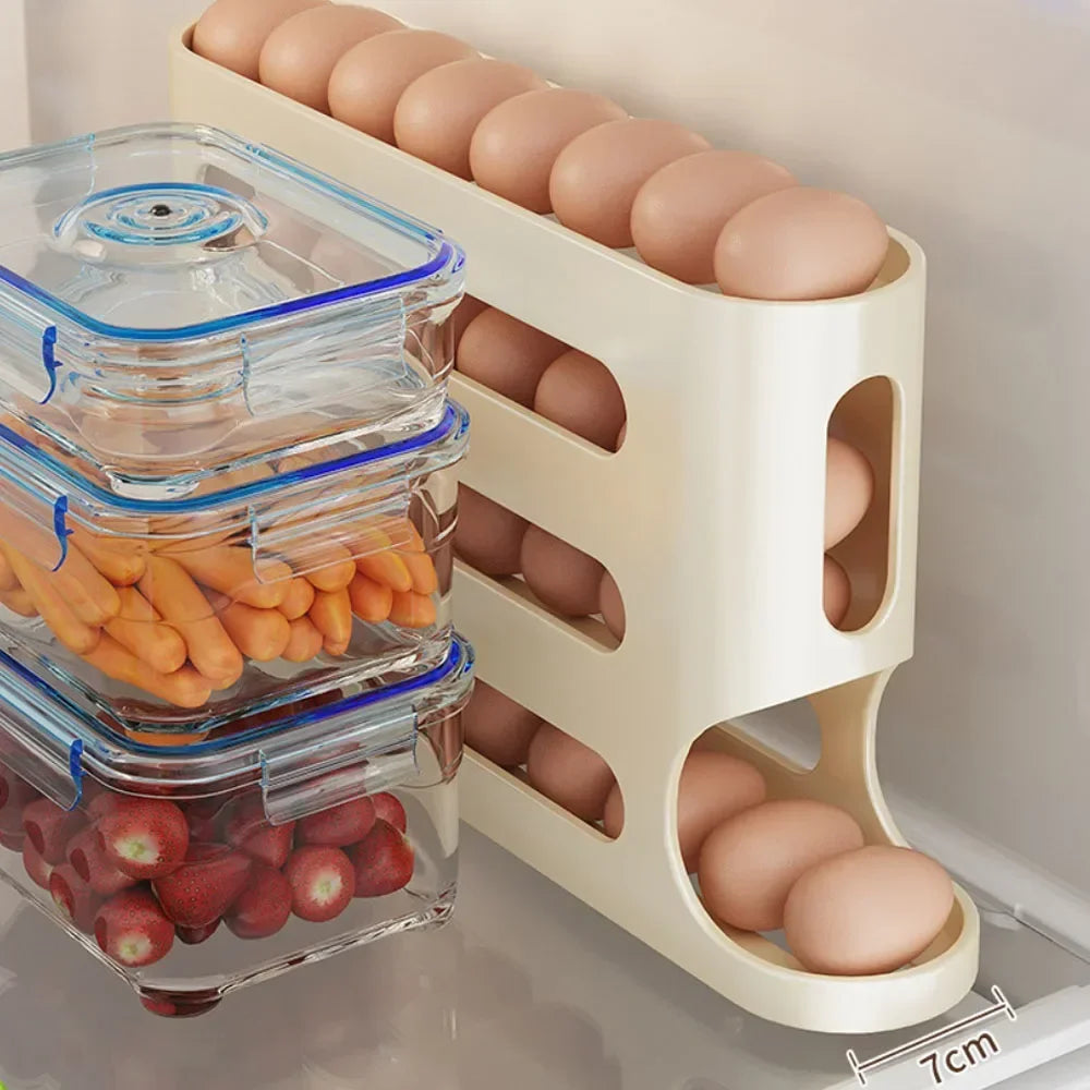 4 Layers Automatic Rolling Egg Holder
