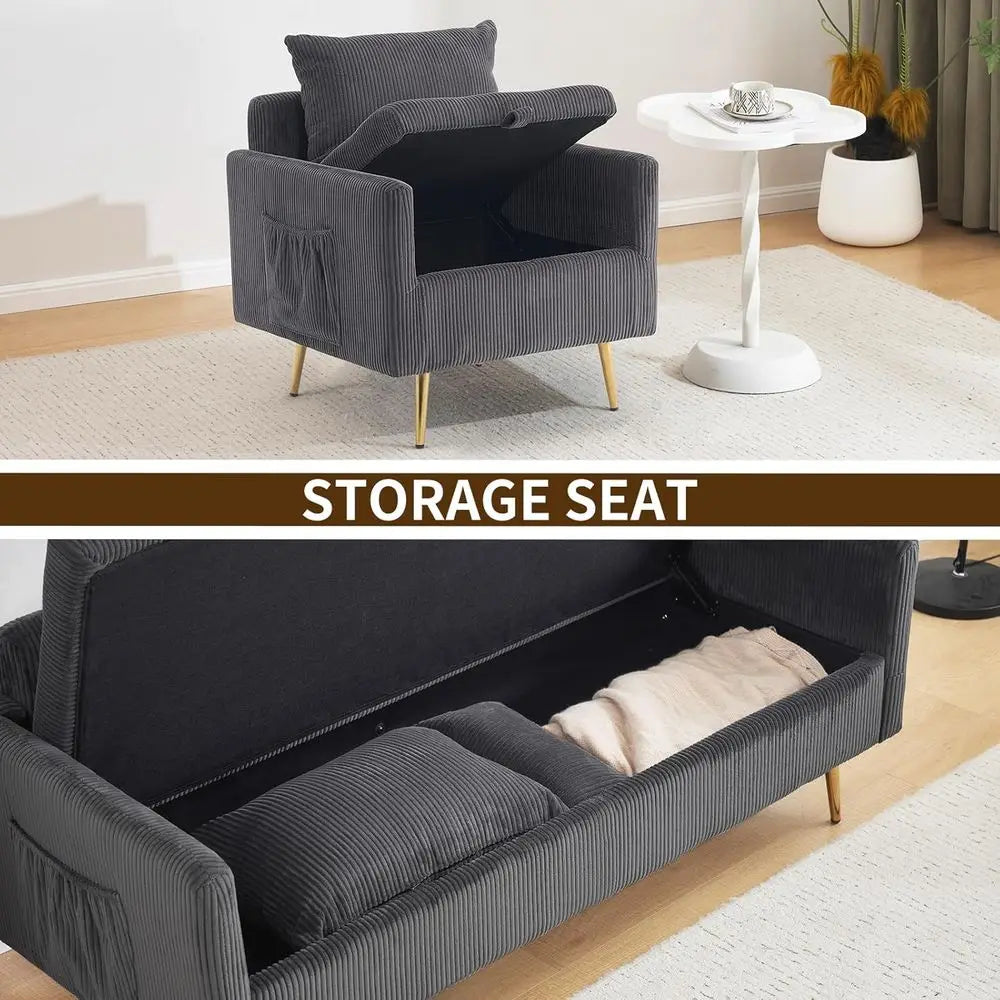 3-Seater Storage Sofa And Loveseat Set