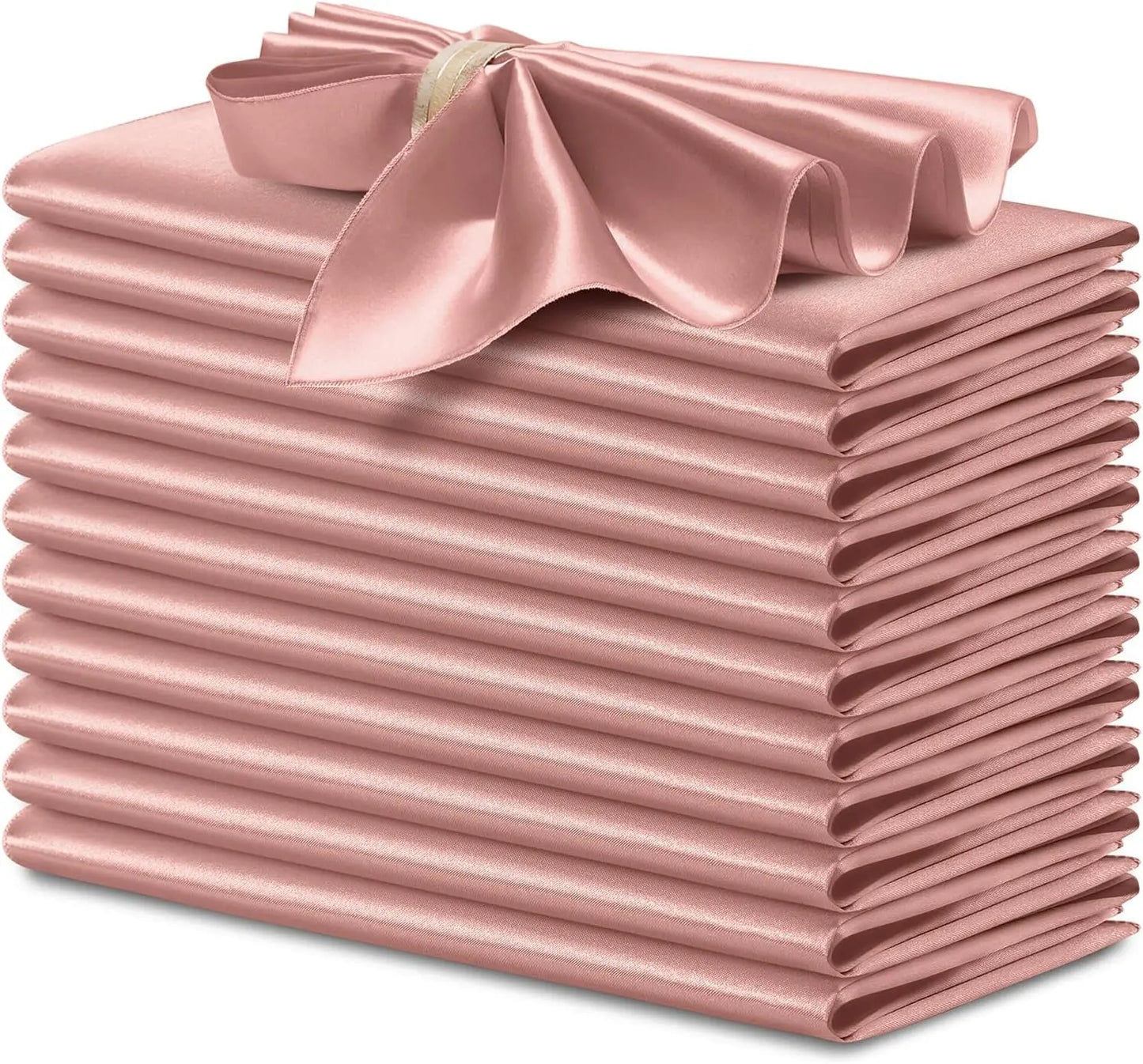 24 Pcs Satin Square Table Napkins