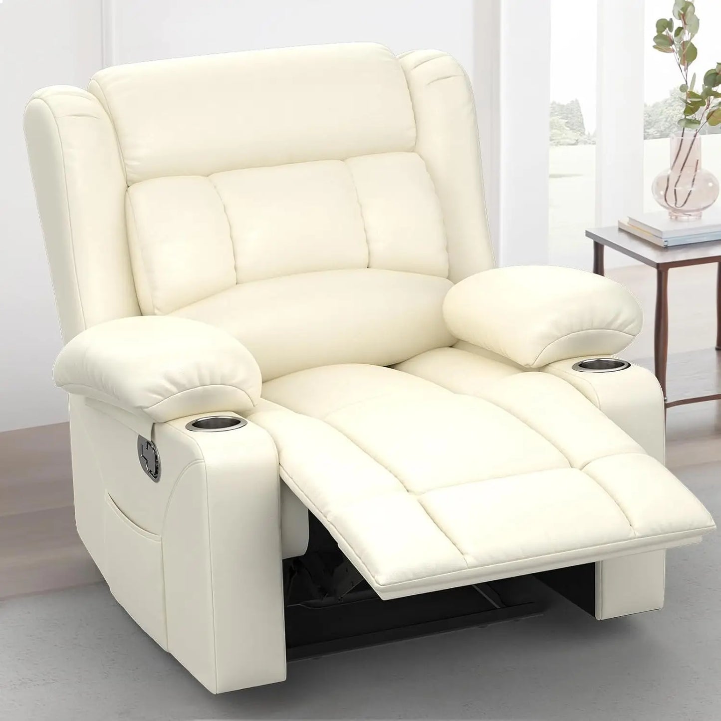 Heated Massage Recliner Chair 360 Swivel