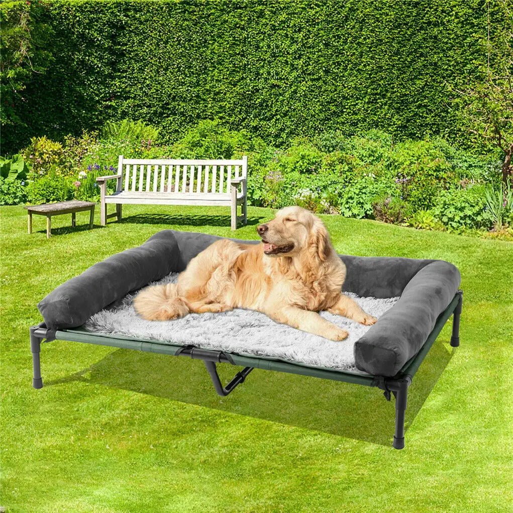 Dogs/Cats Indoor Outdoor Elevated Pet Lounger Bed