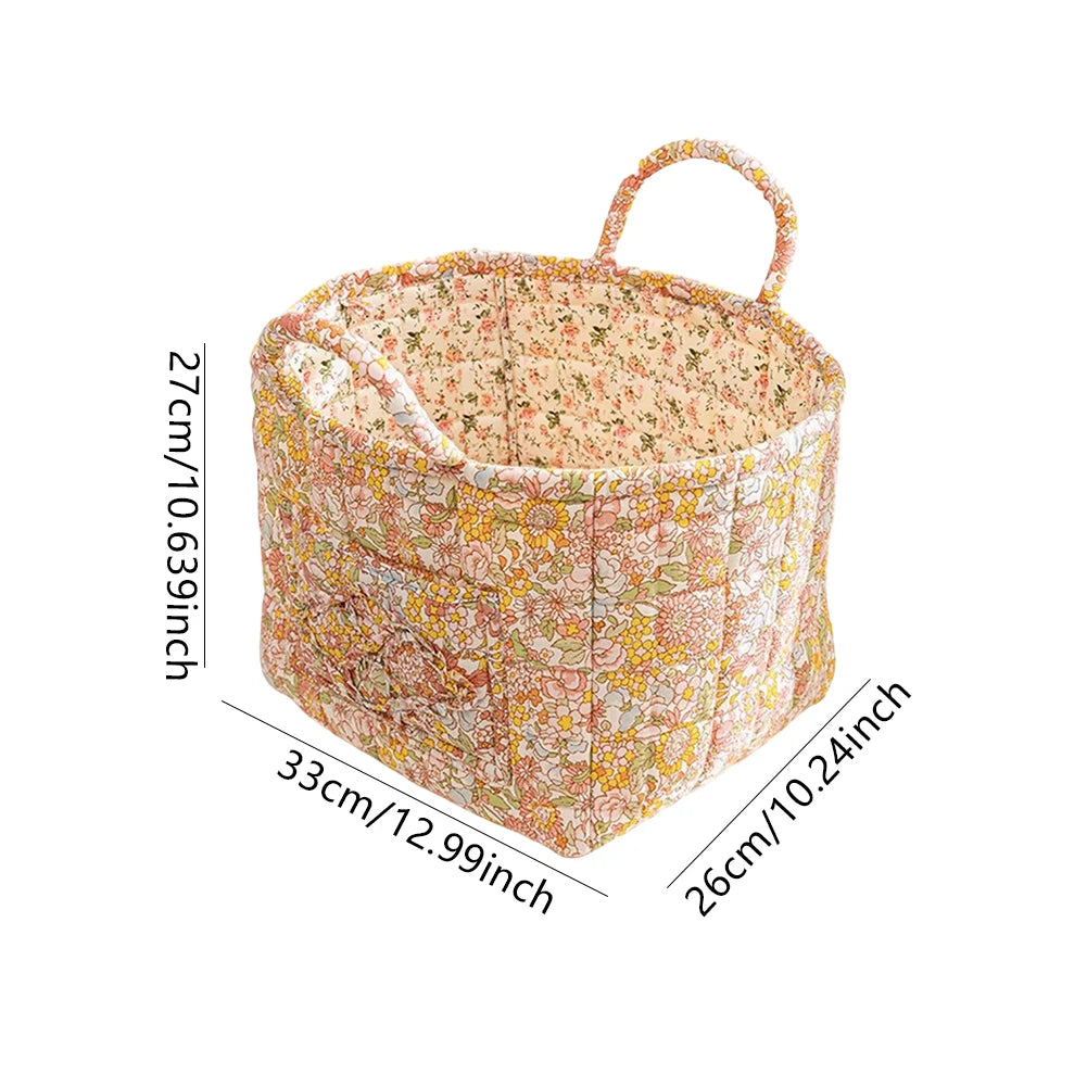 Boho Fabric Storage Basket