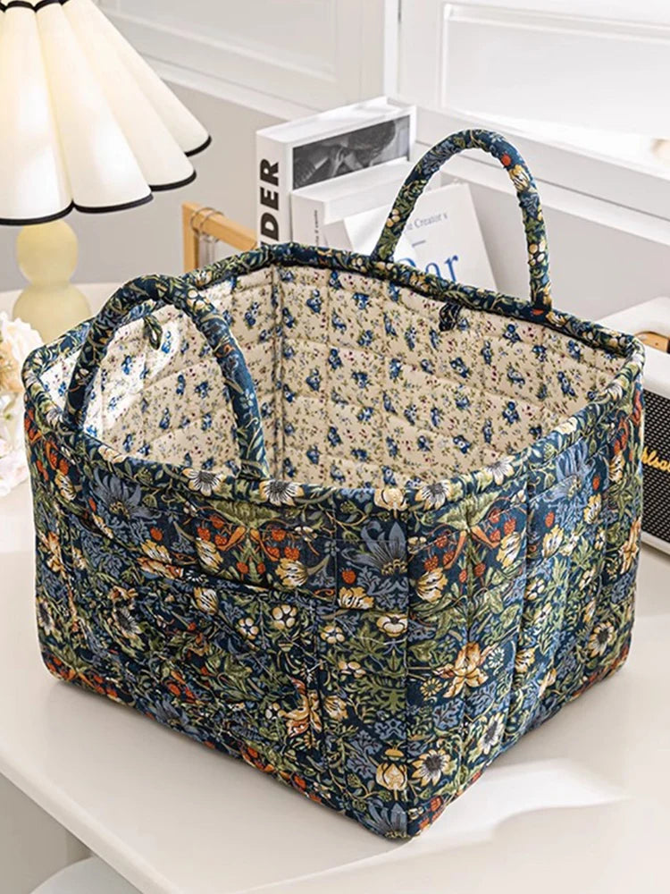 Boho Fabric Storage Basket