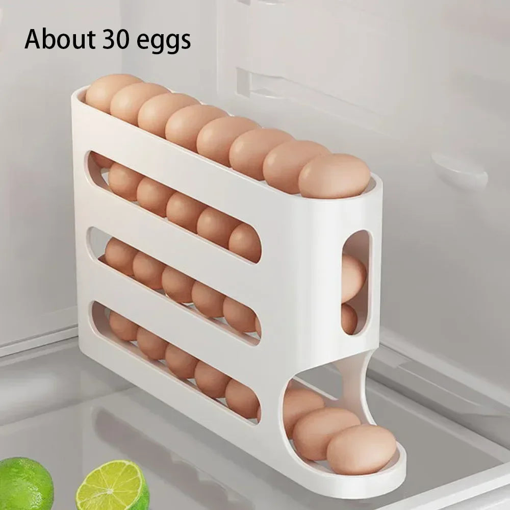 4 Layers Automatic Rolling Egg Holder