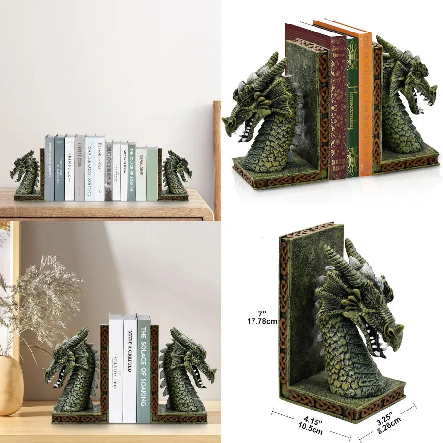 Dragon Bookends 4.15 x 3.25 x 7