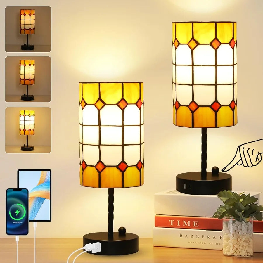 Tiffany Touch Table Lamps 3 Way Dimmable