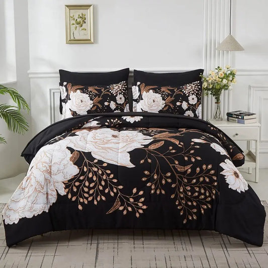 7 Piece Bed In A Bag King Size Comforter Set