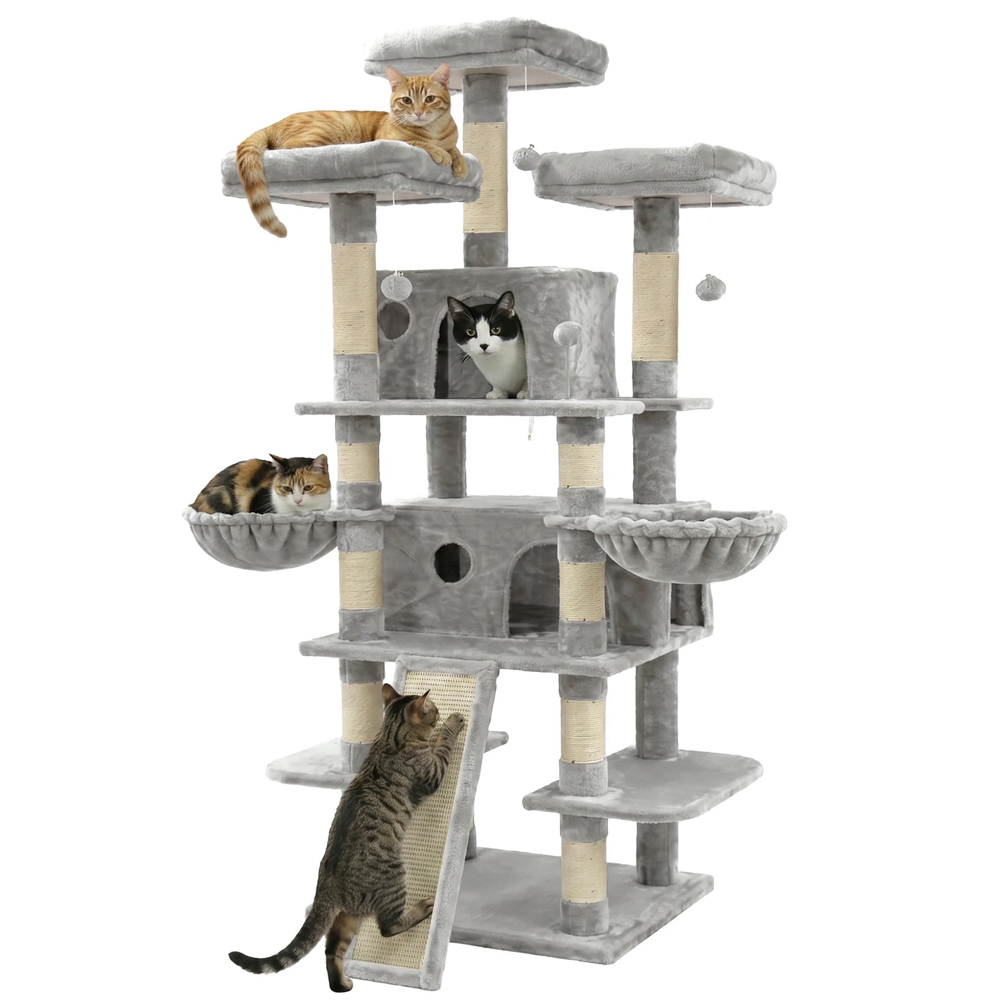 Large Multi Level Cat Tree Tower