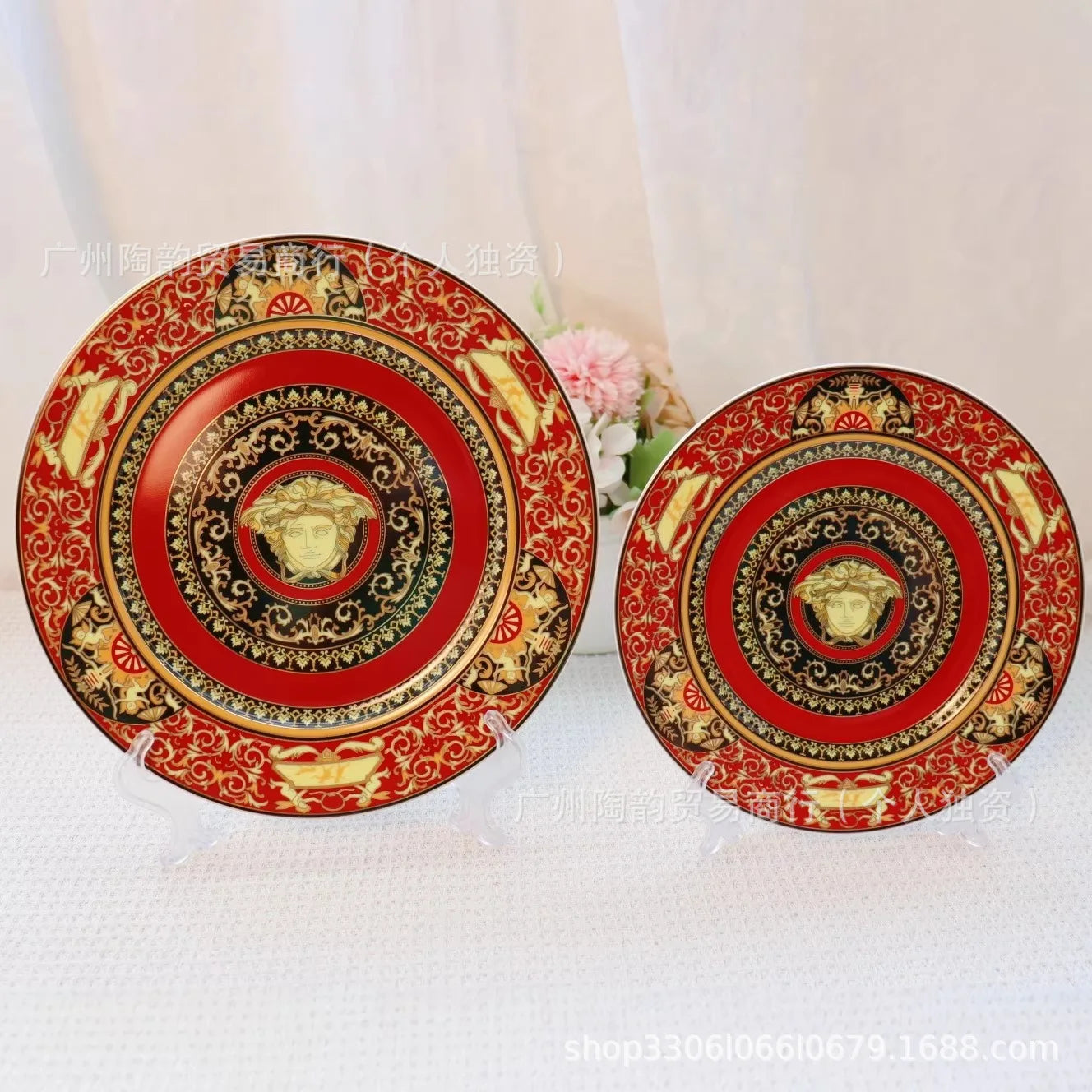 European Luxury Western Dinner Plate Set