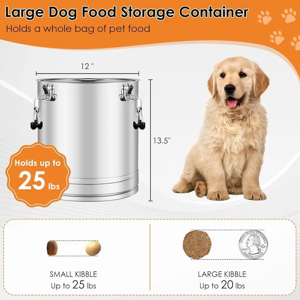 20LB/25LB Airtight Dog Food Storage Container