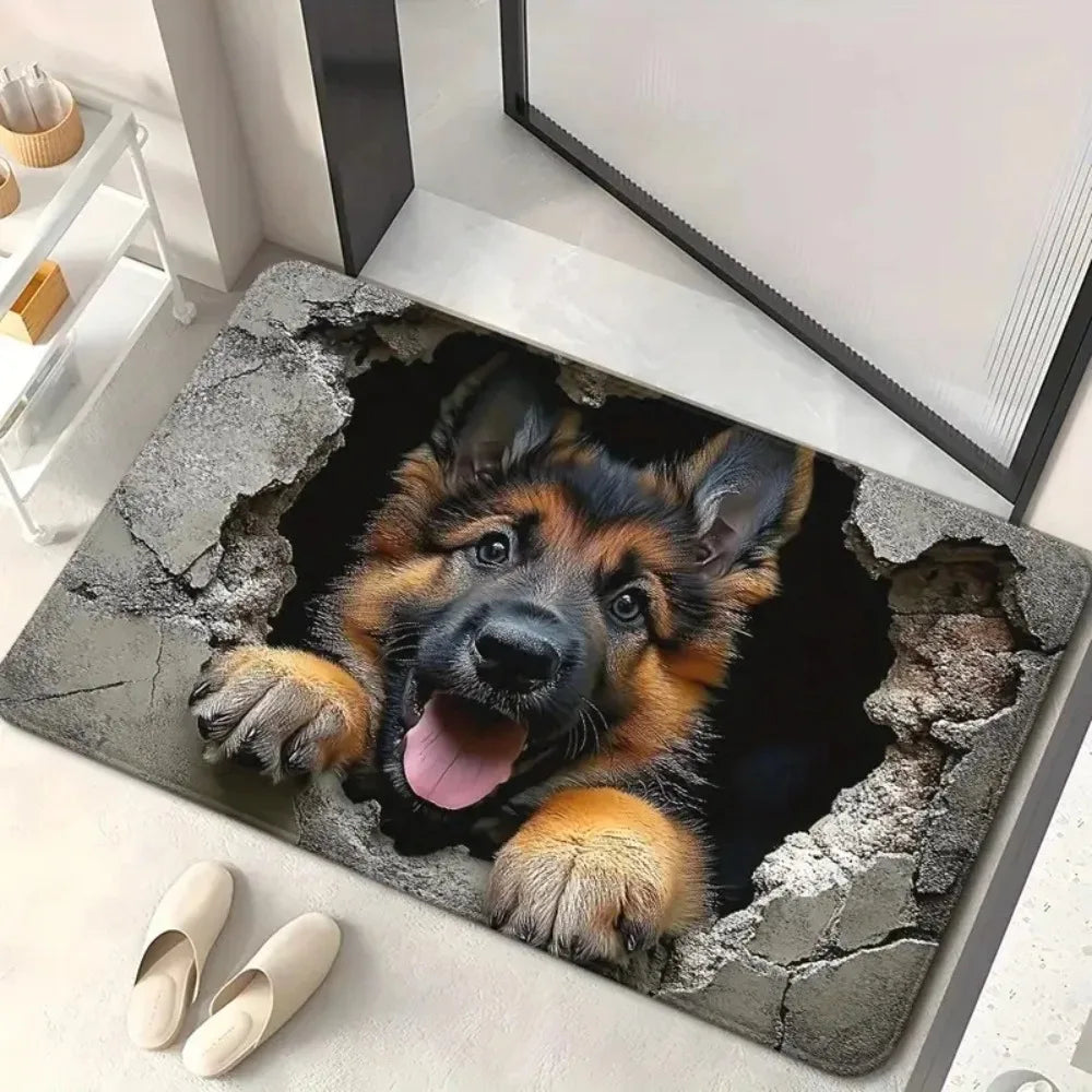 German Shepherd Welcome Mat