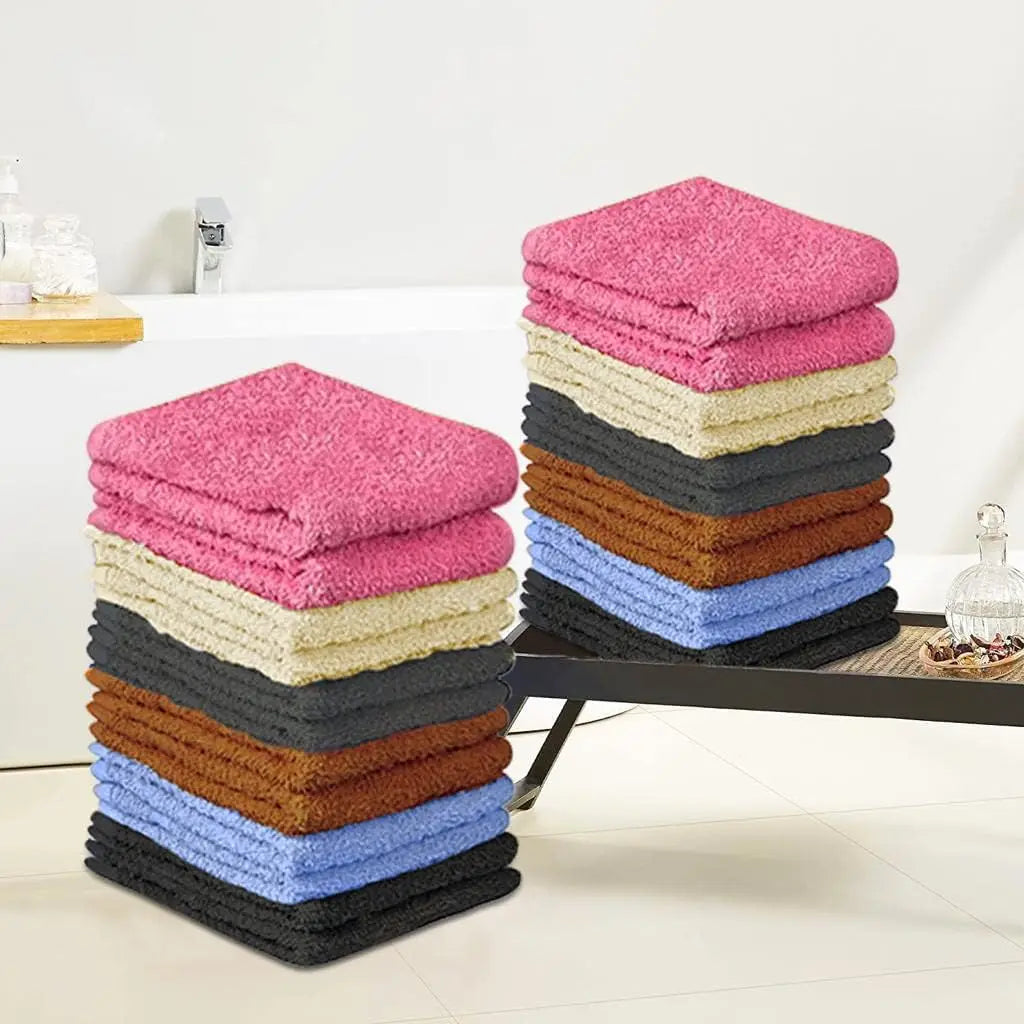 Cotton Washcloth Set 24 Pack