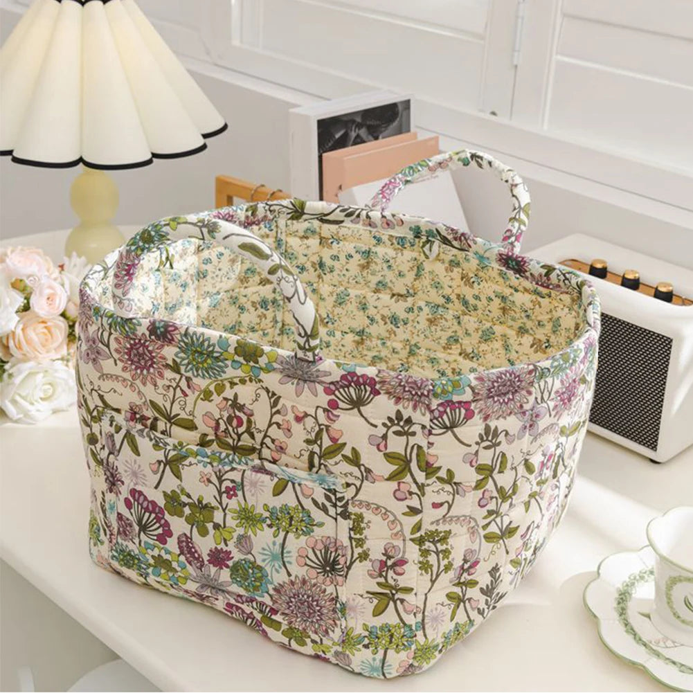 Boho Fabric Storage Basket