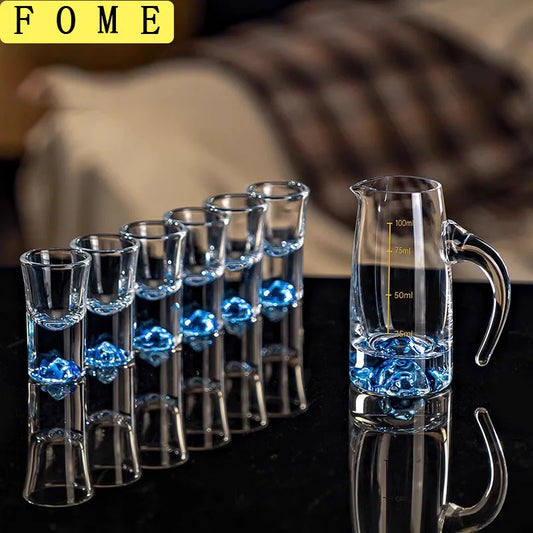 7pcs Crystal Glass Set