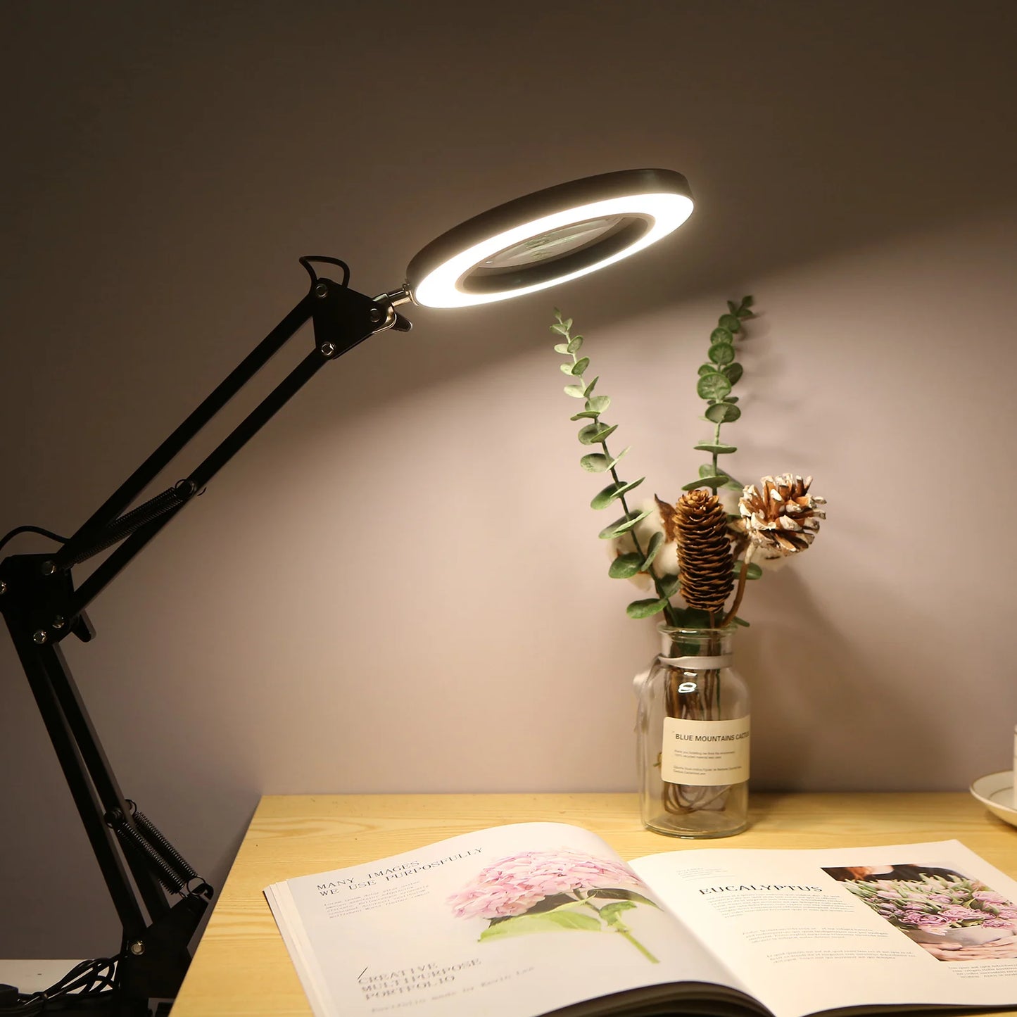 Clamp-on Flexible Table Lamp