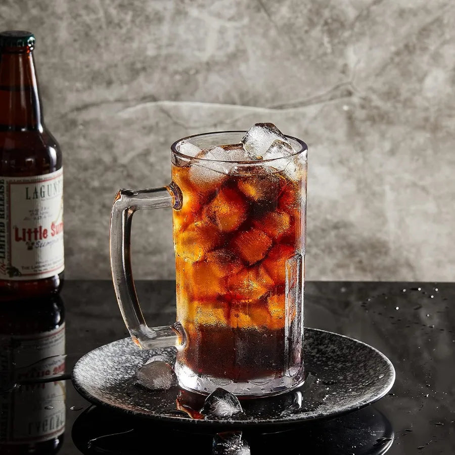 2 Pack Heavy Large Beer Glasses